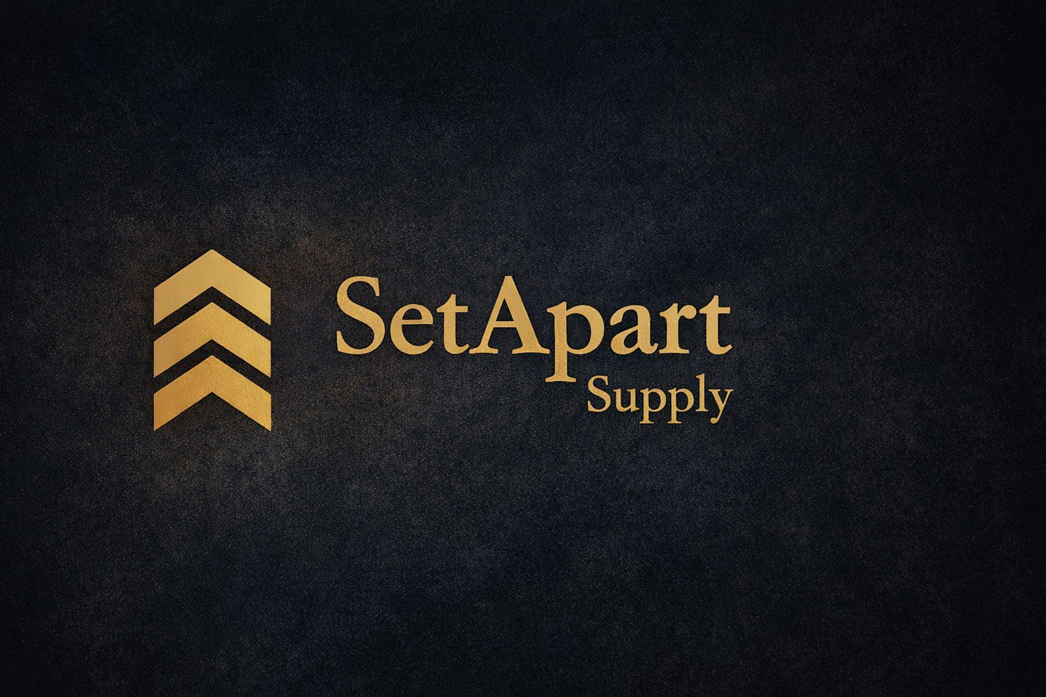 SetApart Supply logo on a asphalt road background