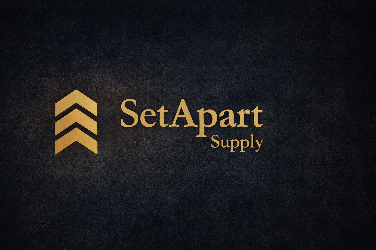 SetApart Supply logo on a asphalt road background