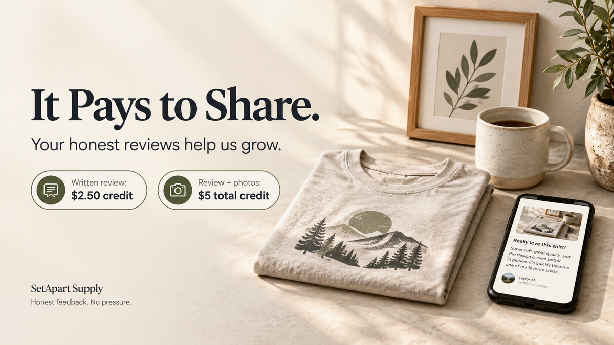 It “Pays” to Share: Earn Store Credit for Your Honest Reviews