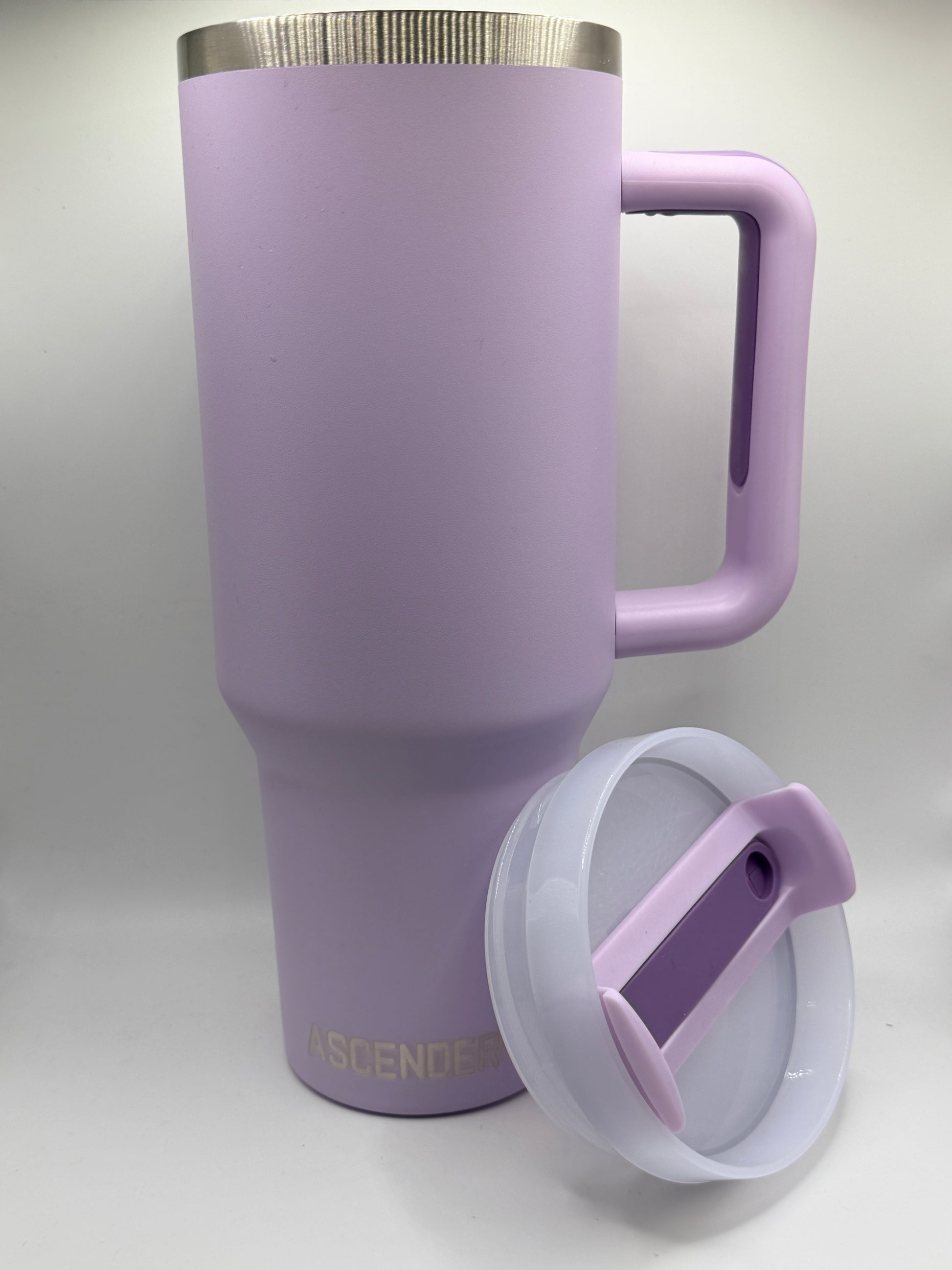Ascender 40 oz Tumbler with Handle - Mercy - Front View
