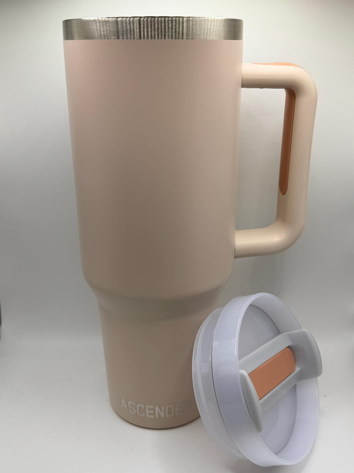 Ascender 40 oz Tumbler with Handle - Manna - Front View