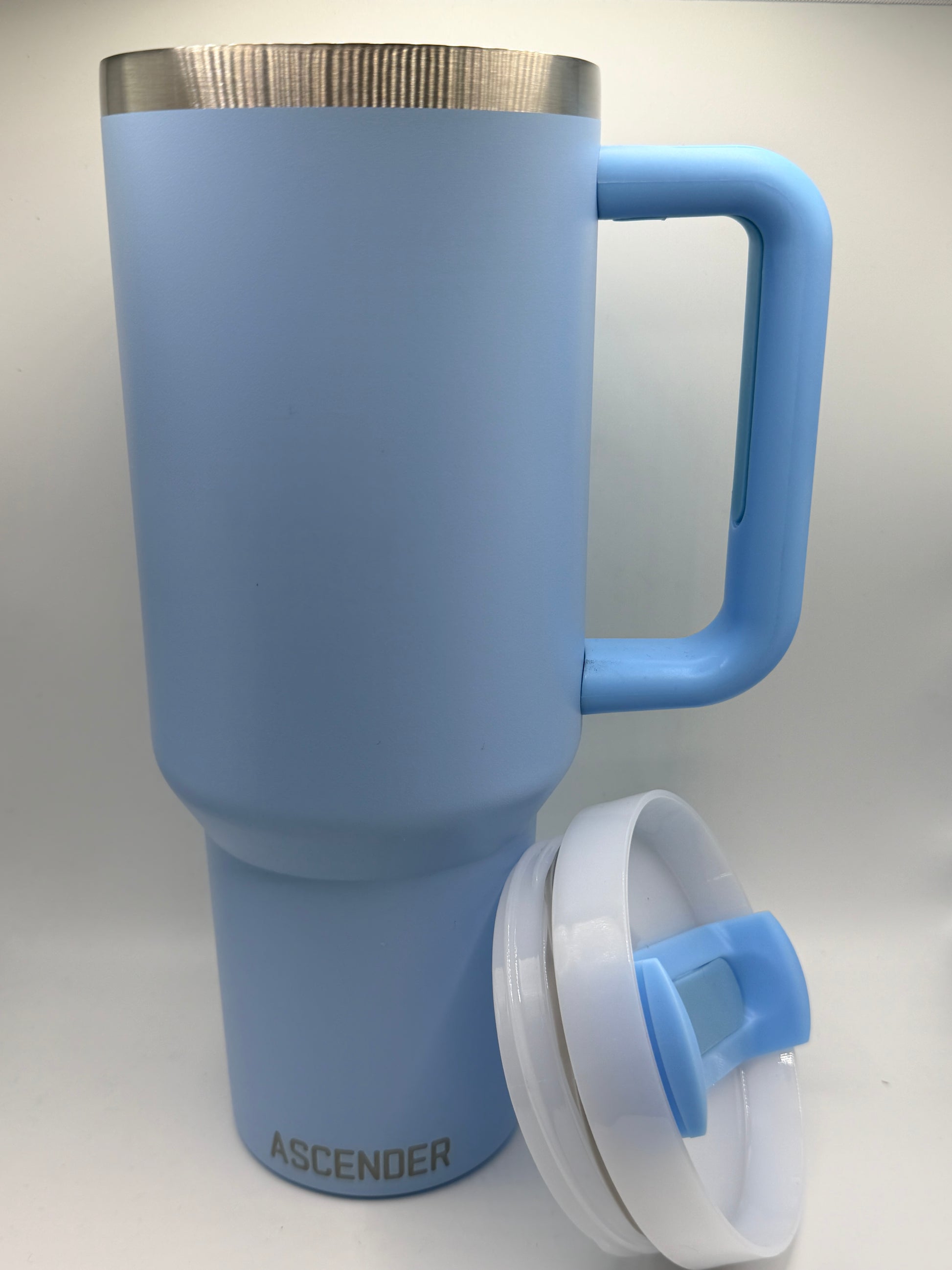 Ascender 40 oz Tumbler with Handle - Heaven - Front View