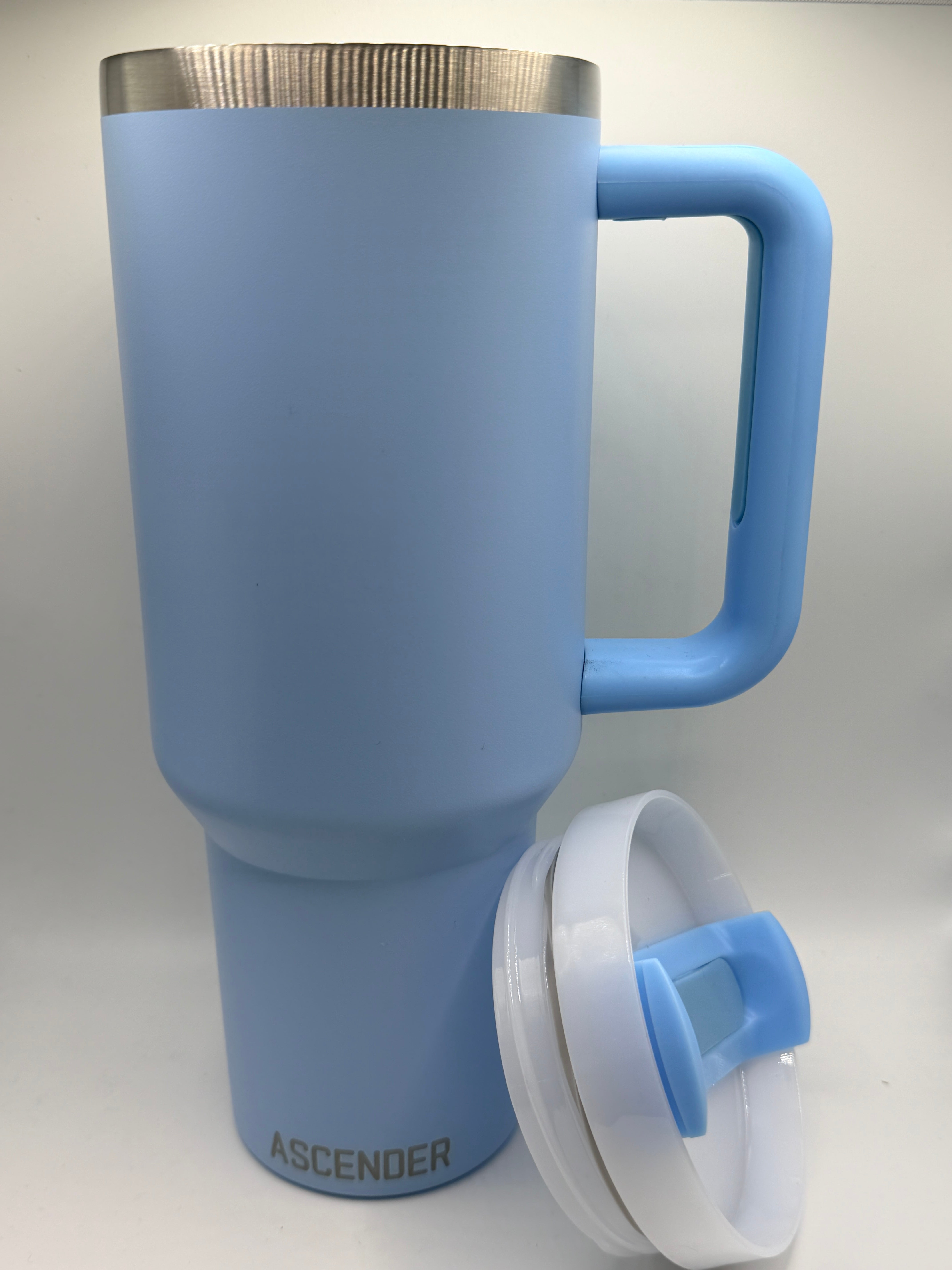 Ascender 40 oz Tumbler with Handle - Heaven - Front View