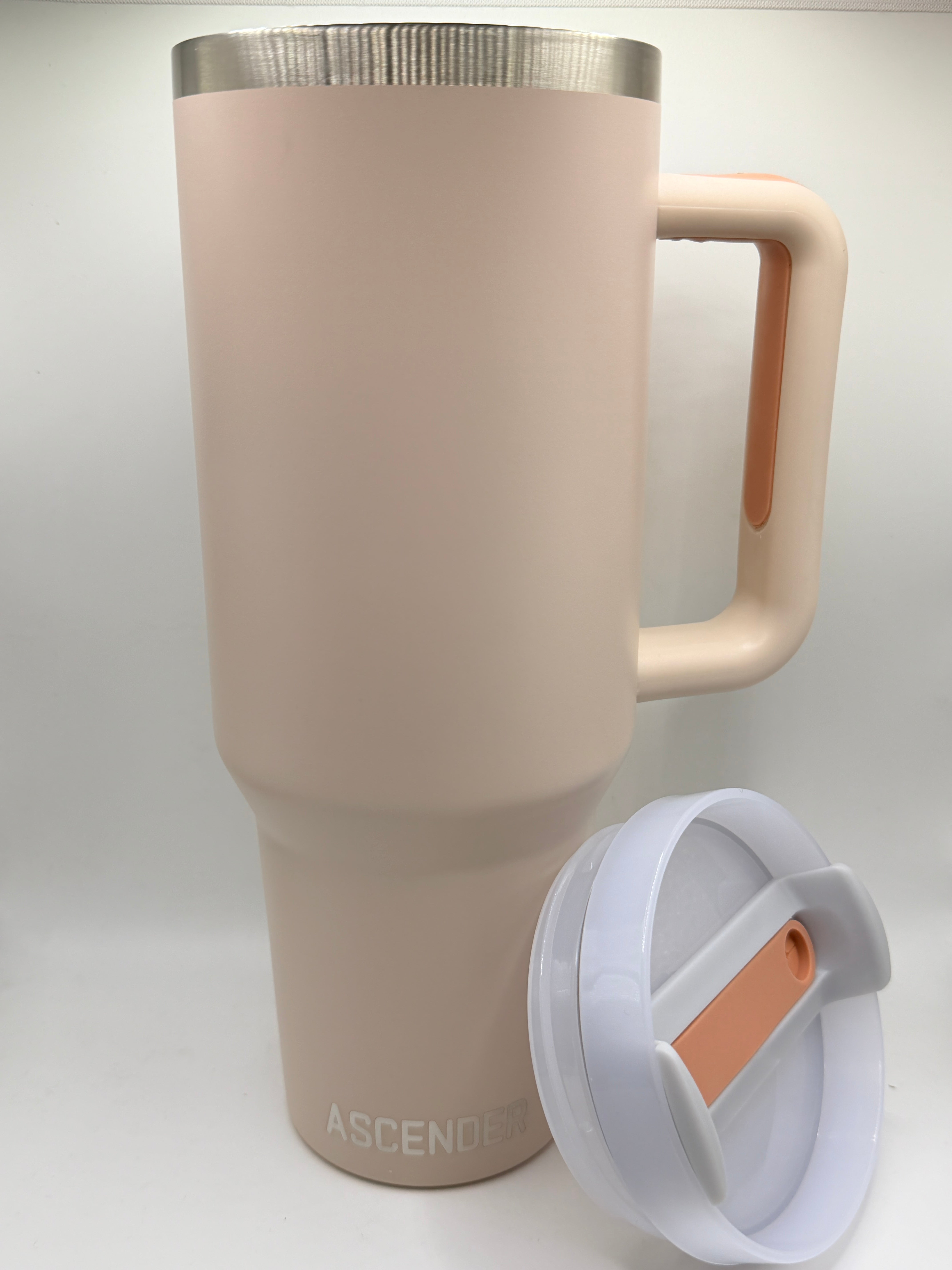 Ascender 40 oz Tumbler with Handle - Gentleness - Front View
