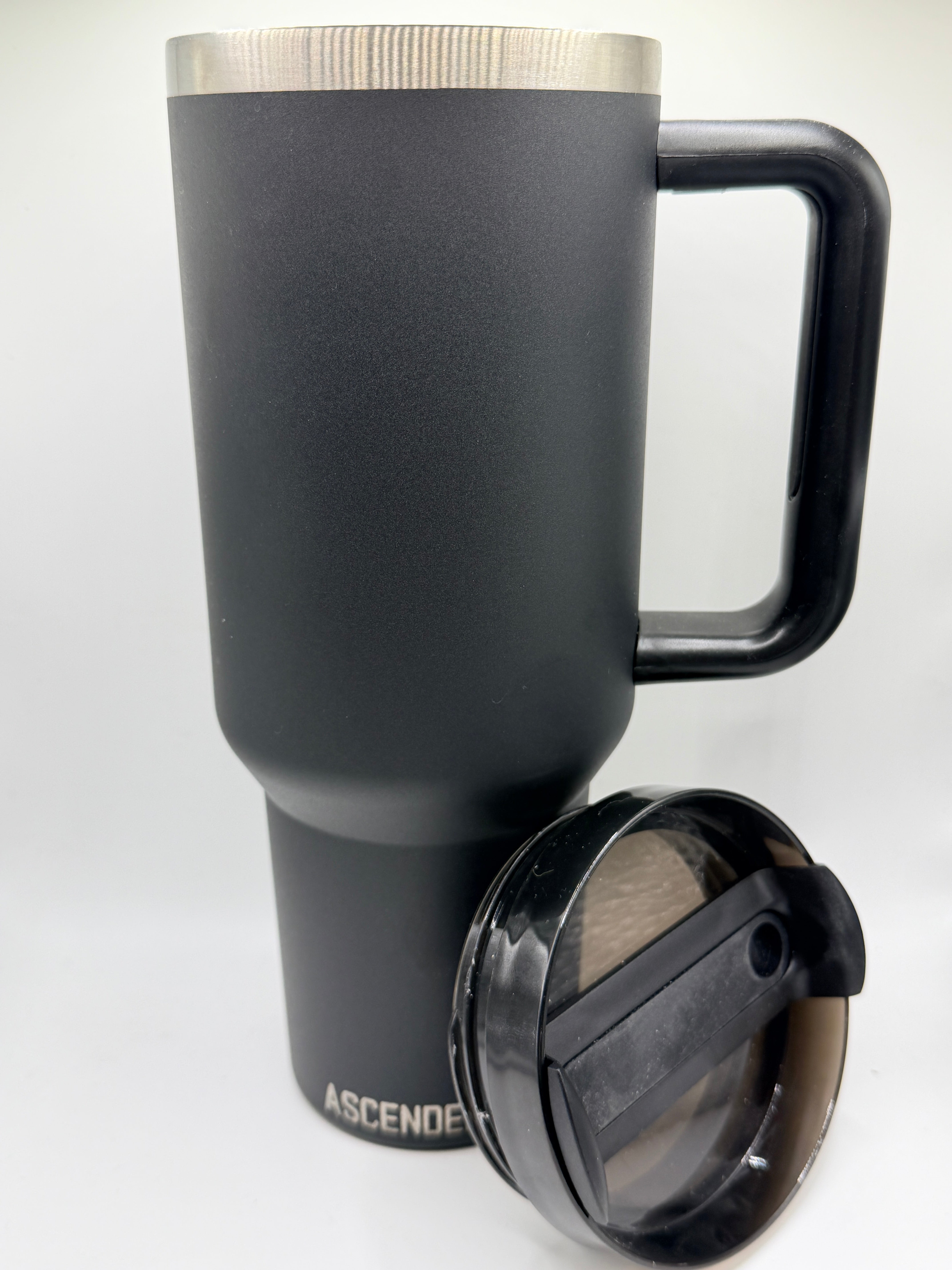 Ascender 40 oz Tumbler with Handle - Sorrow - Front View