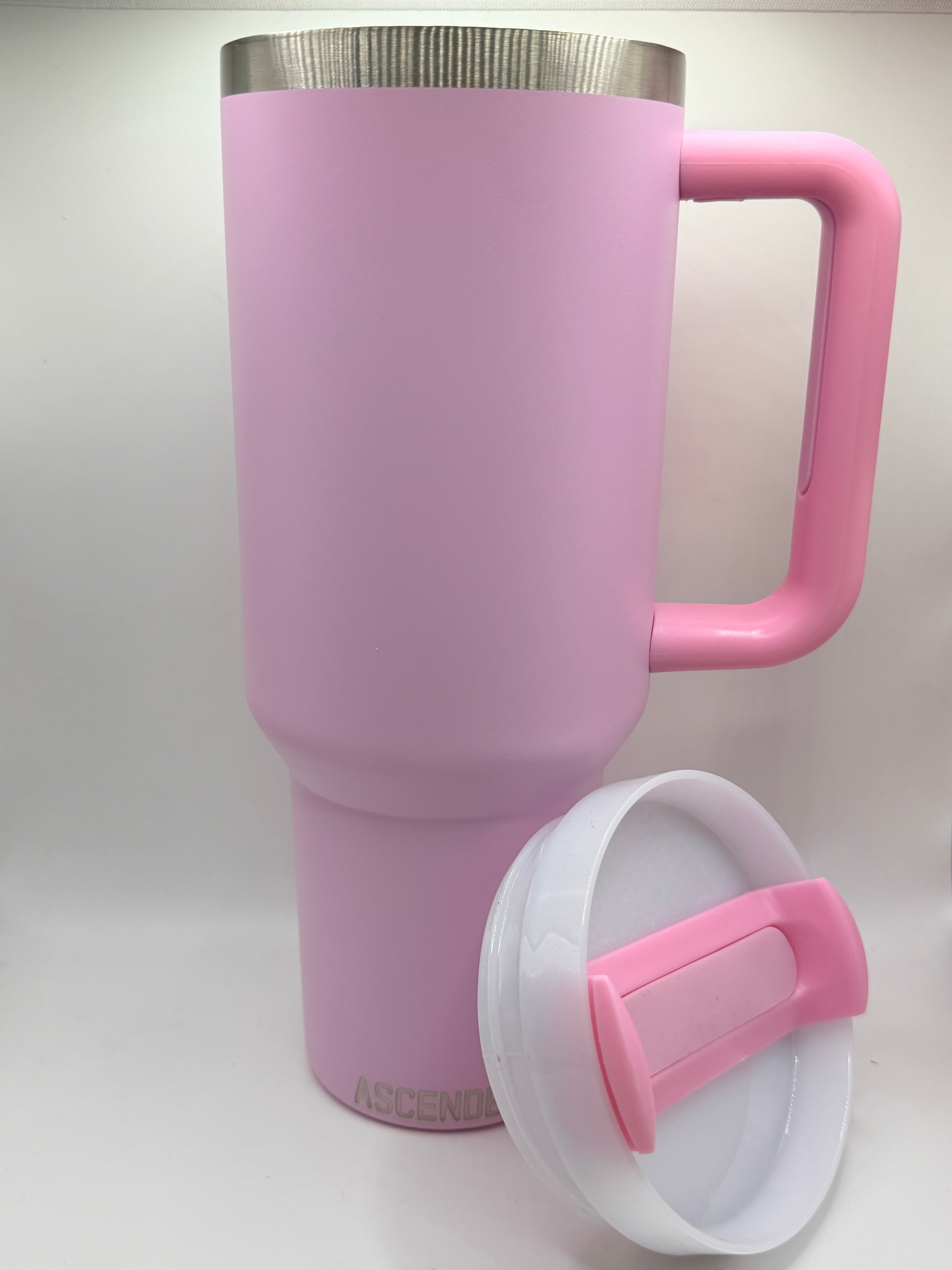 Ascender 40 oz Tumbler with Handle - Love - Front View