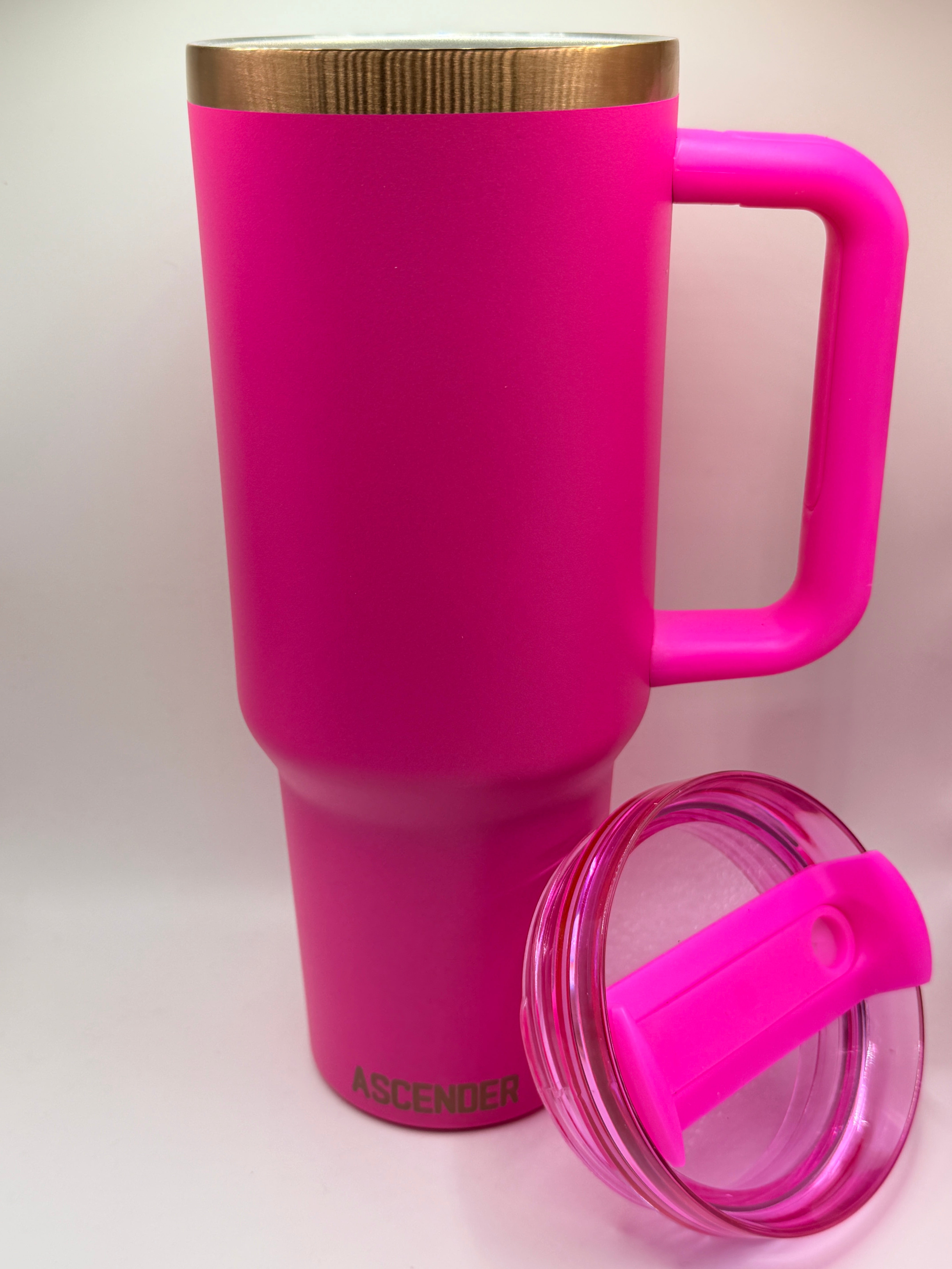 Ascender 40 oz Copper Plated Tumbler - Joy - Front View