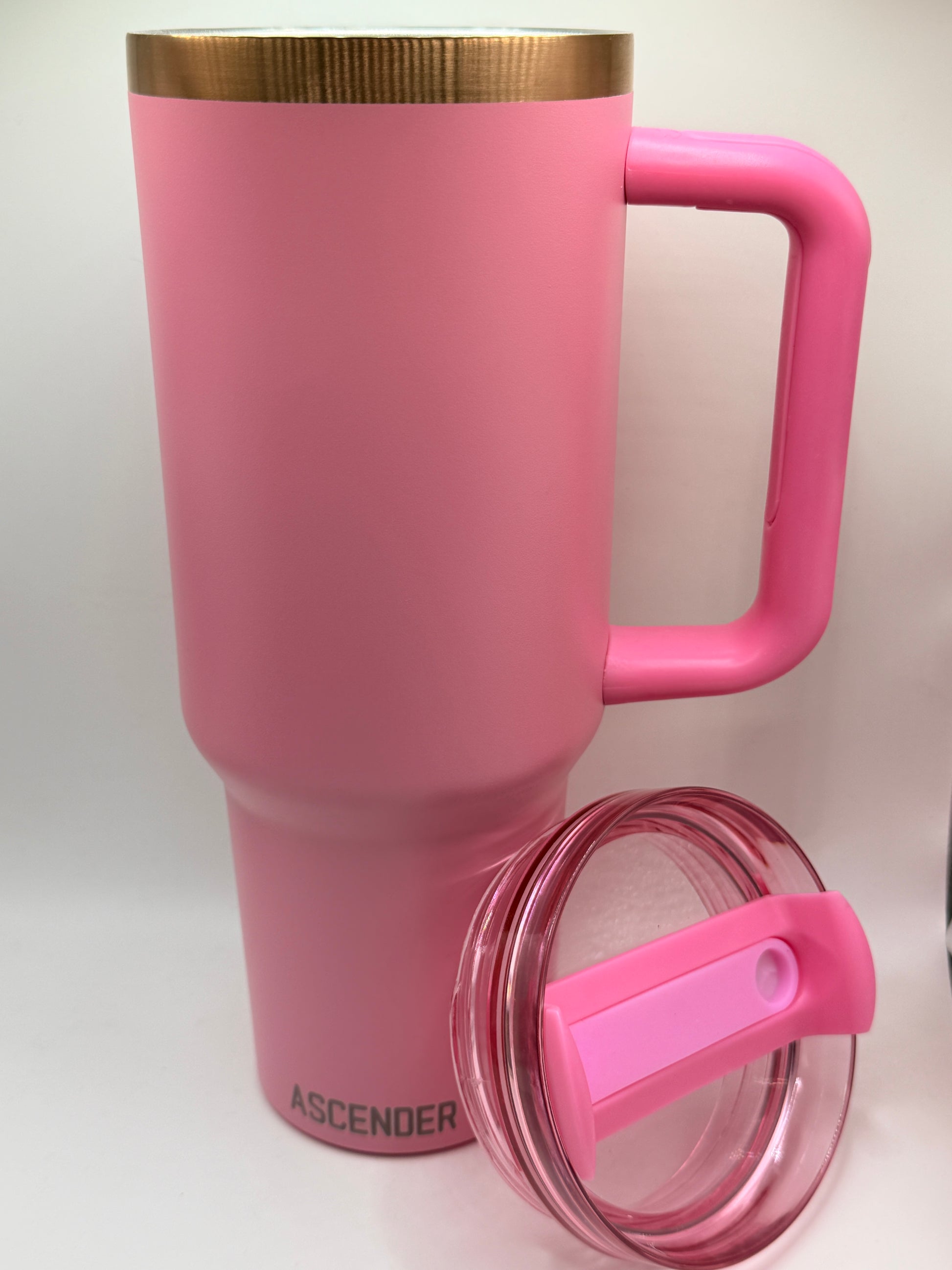 Ascender 40 oz Copper Plated Tumbler - Love - Front View
