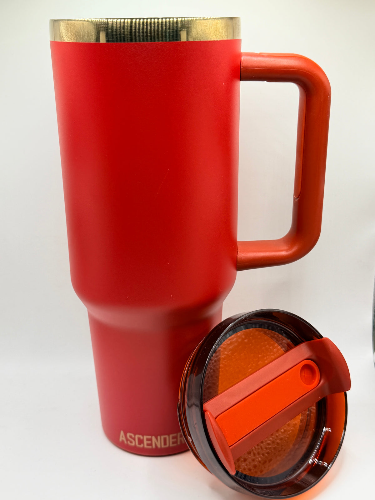 Ascender 40 oz Gold Plated Tumbler - Redemption - Front View