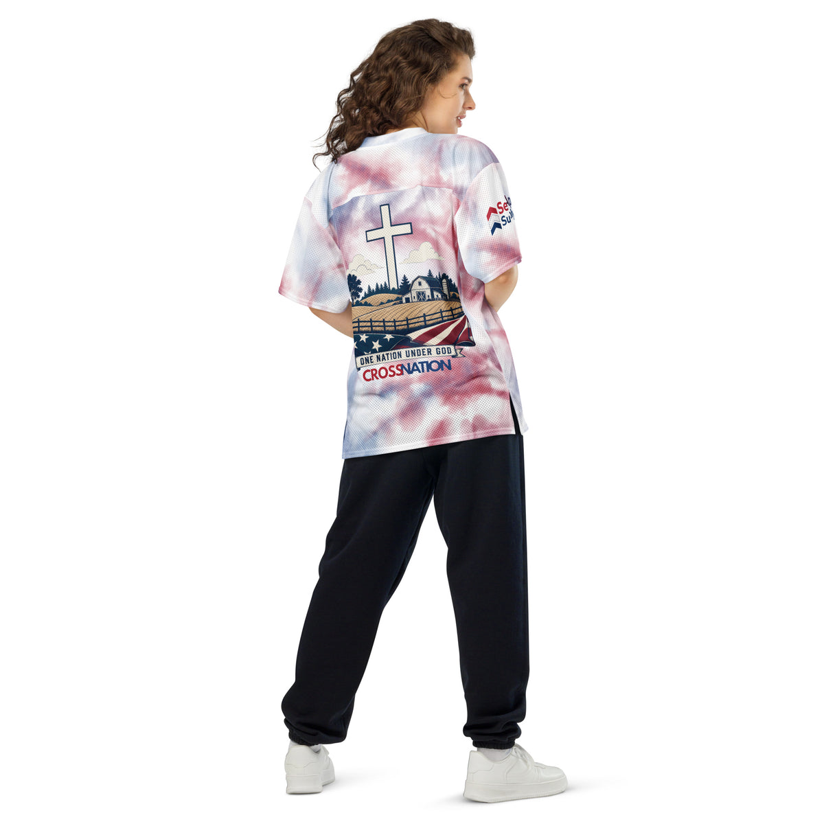 Heartland American Football Jersey - White - Back View