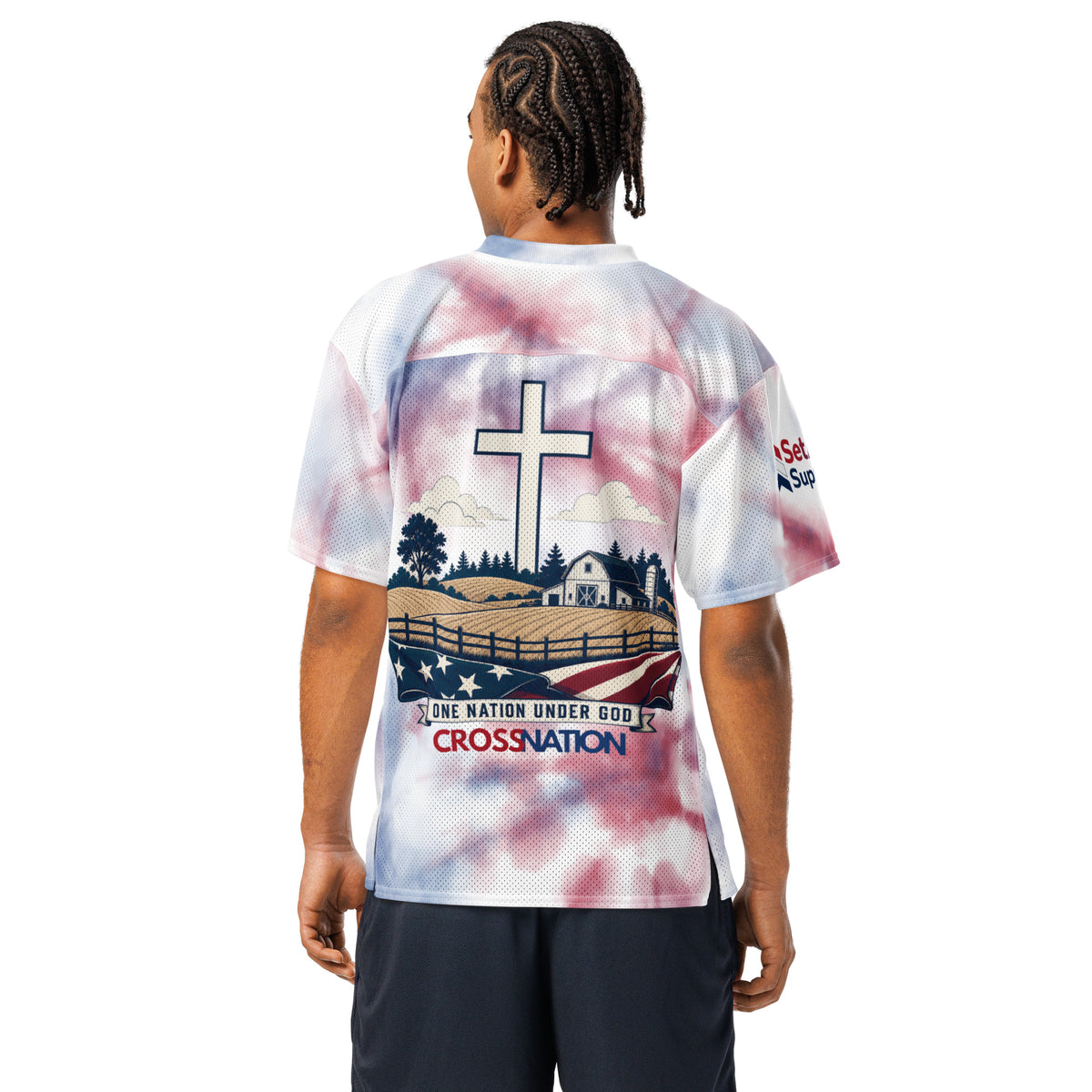 Heartland American Football Jersey - White - Back View 2