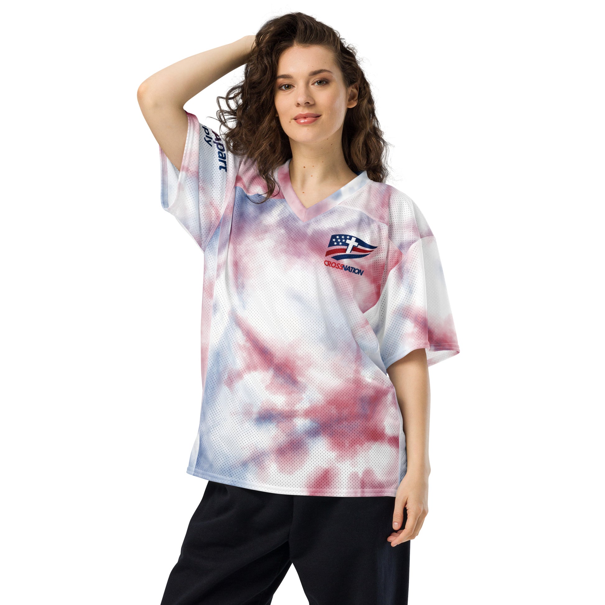 America 250th Football Jersey - White - Front View 2