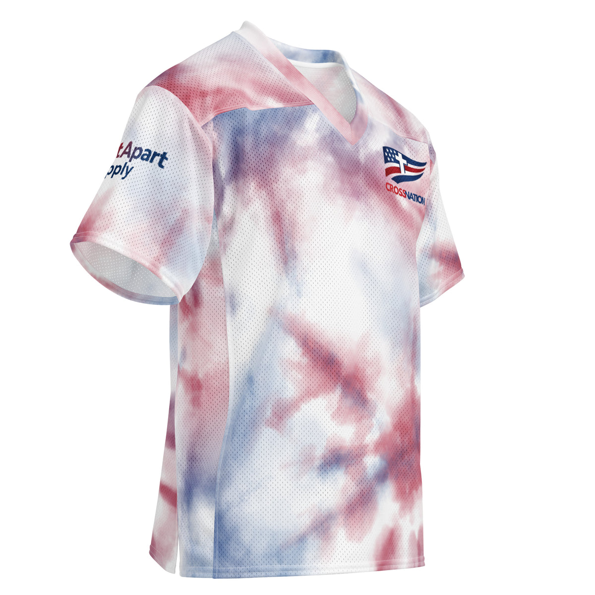 Heartland American Football Jersey - White - Right Front View