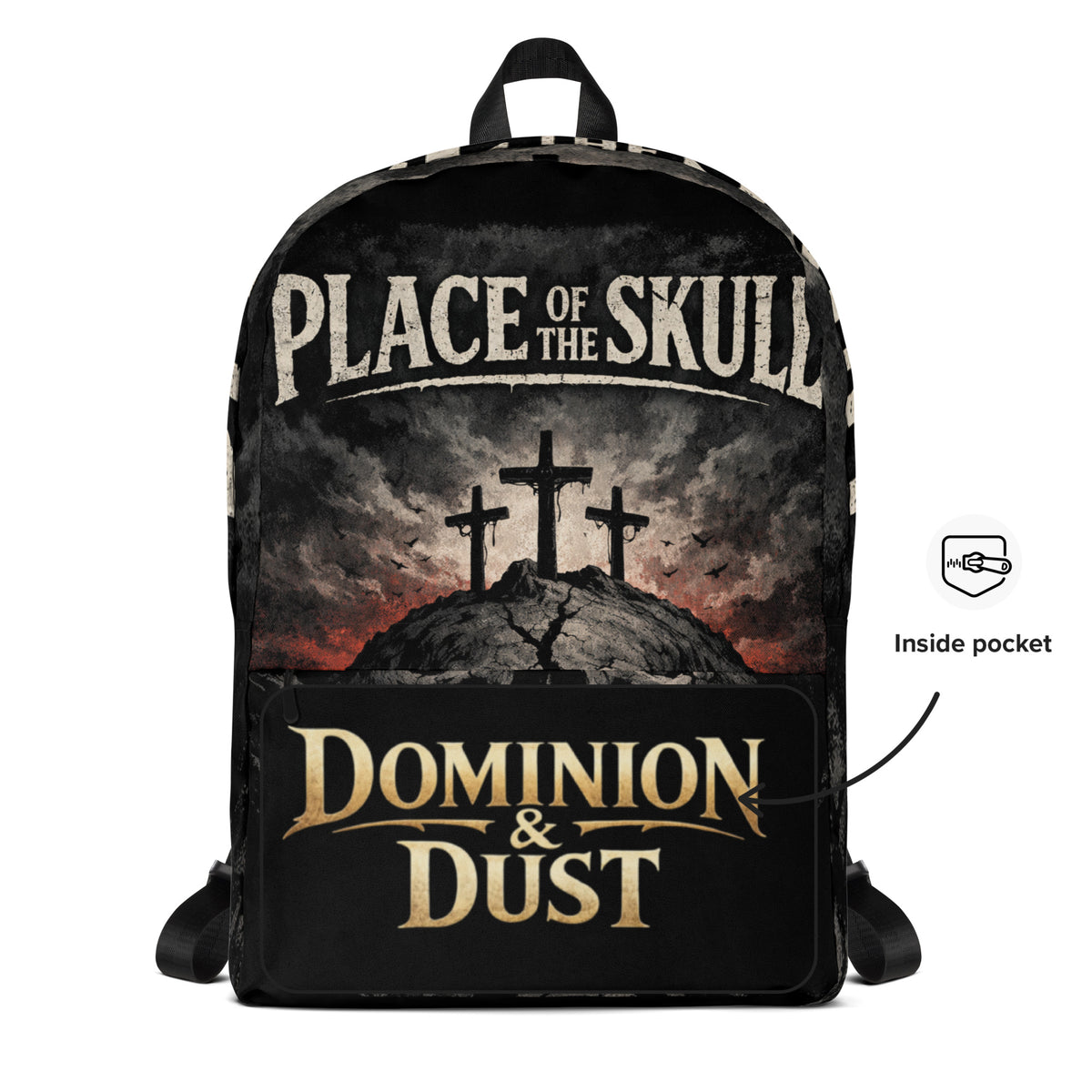 Place of the Skull Backpack - White - Back View 2