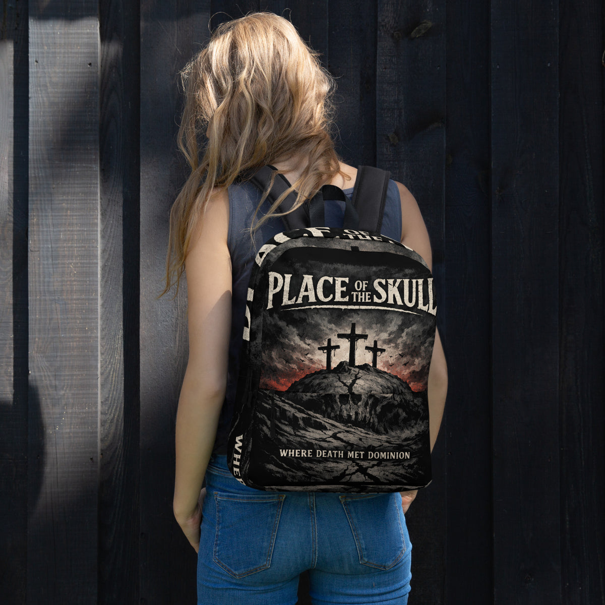 Place of the Skull Backpack - White - Back View 3