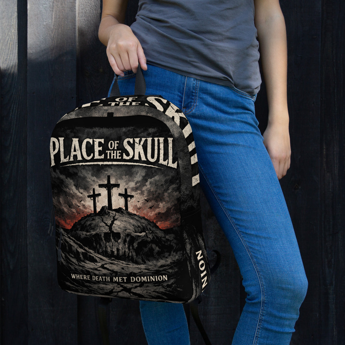 Place of the Skull Backpack - White - Back View 9