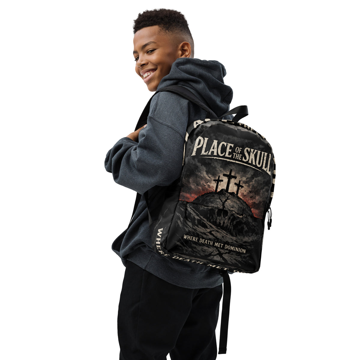 Place of the Skull Backpack - White - Back View 12