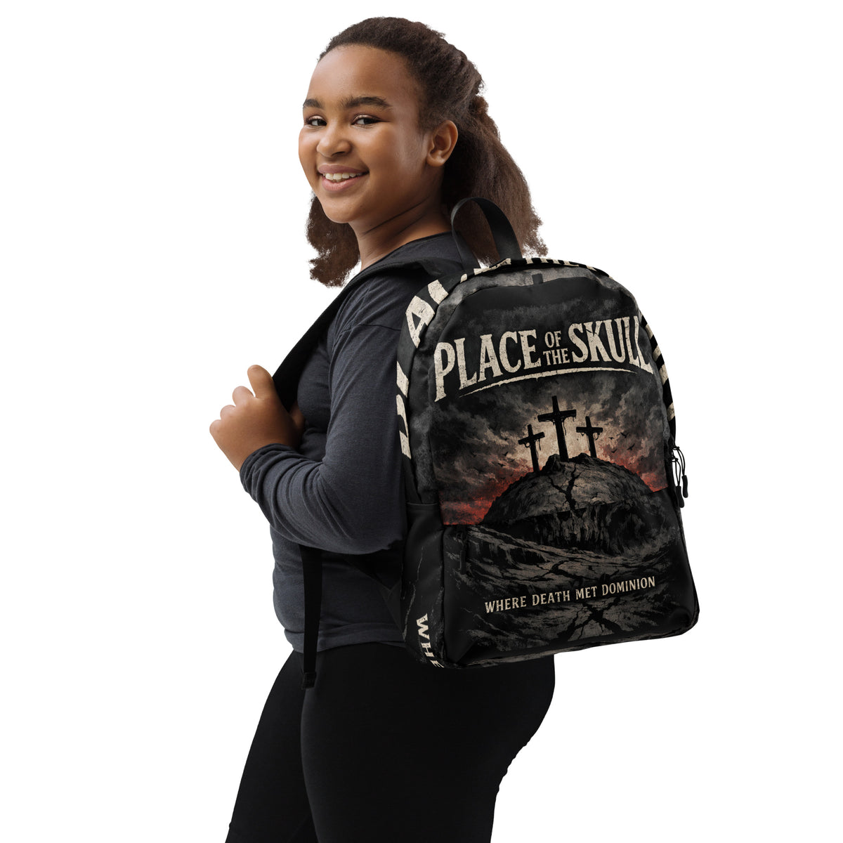 Place of the Skull Backpack - White - Back View 13
