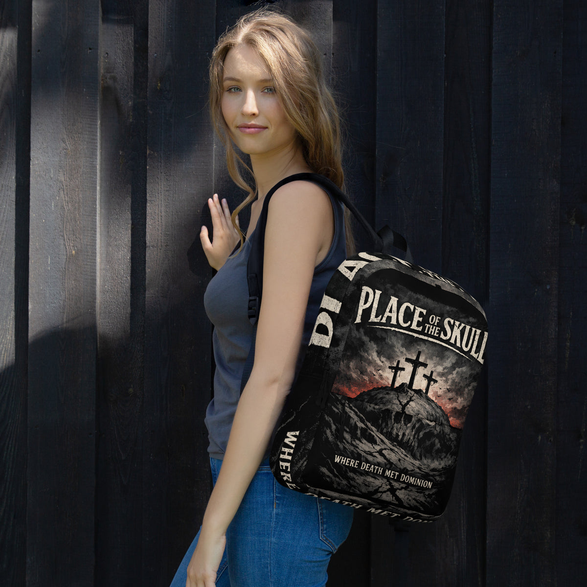 Place of the Skull Backpack - White - Back View 14