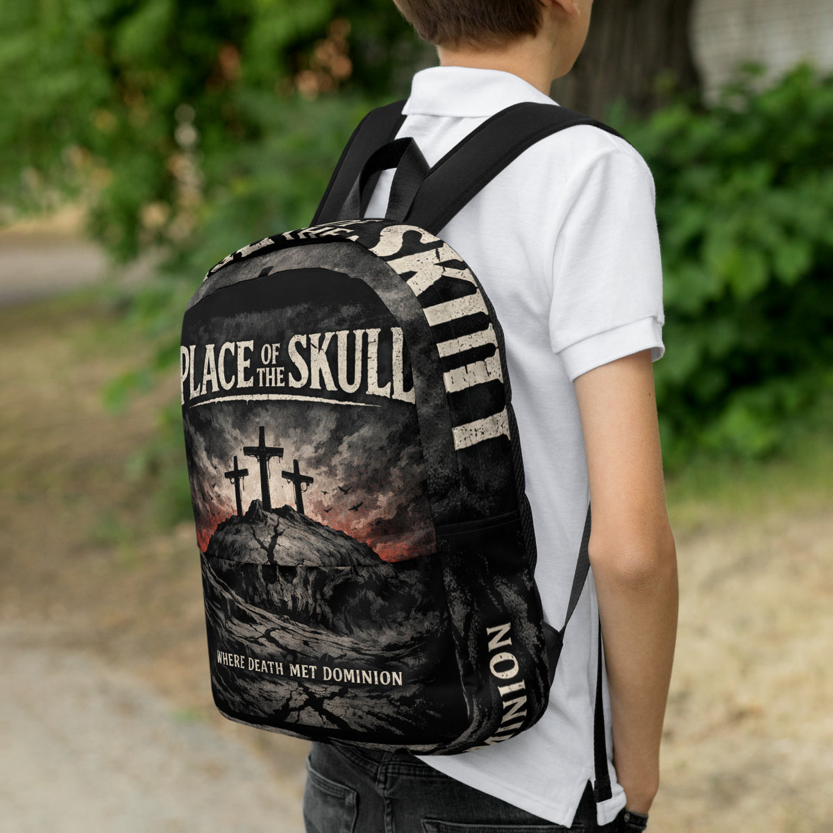 Place of the Skull Backpack - White - Back View 15
