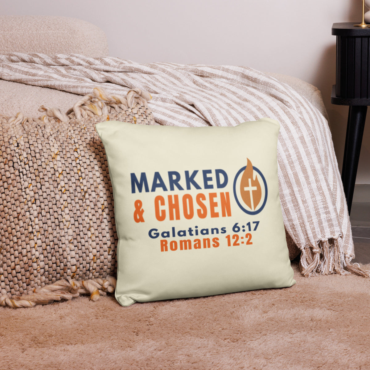 Marked & Chosen Basic Pillow - 18″×18″ - Front View
