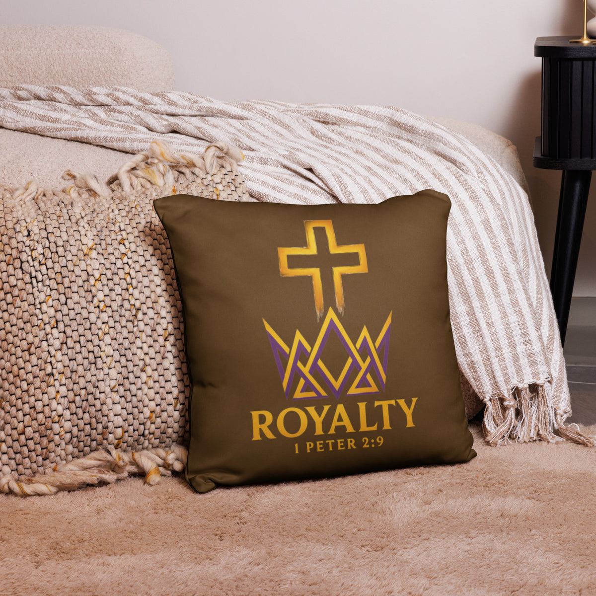 Royalty Basic Pillow - 18″×18″ - Front View
