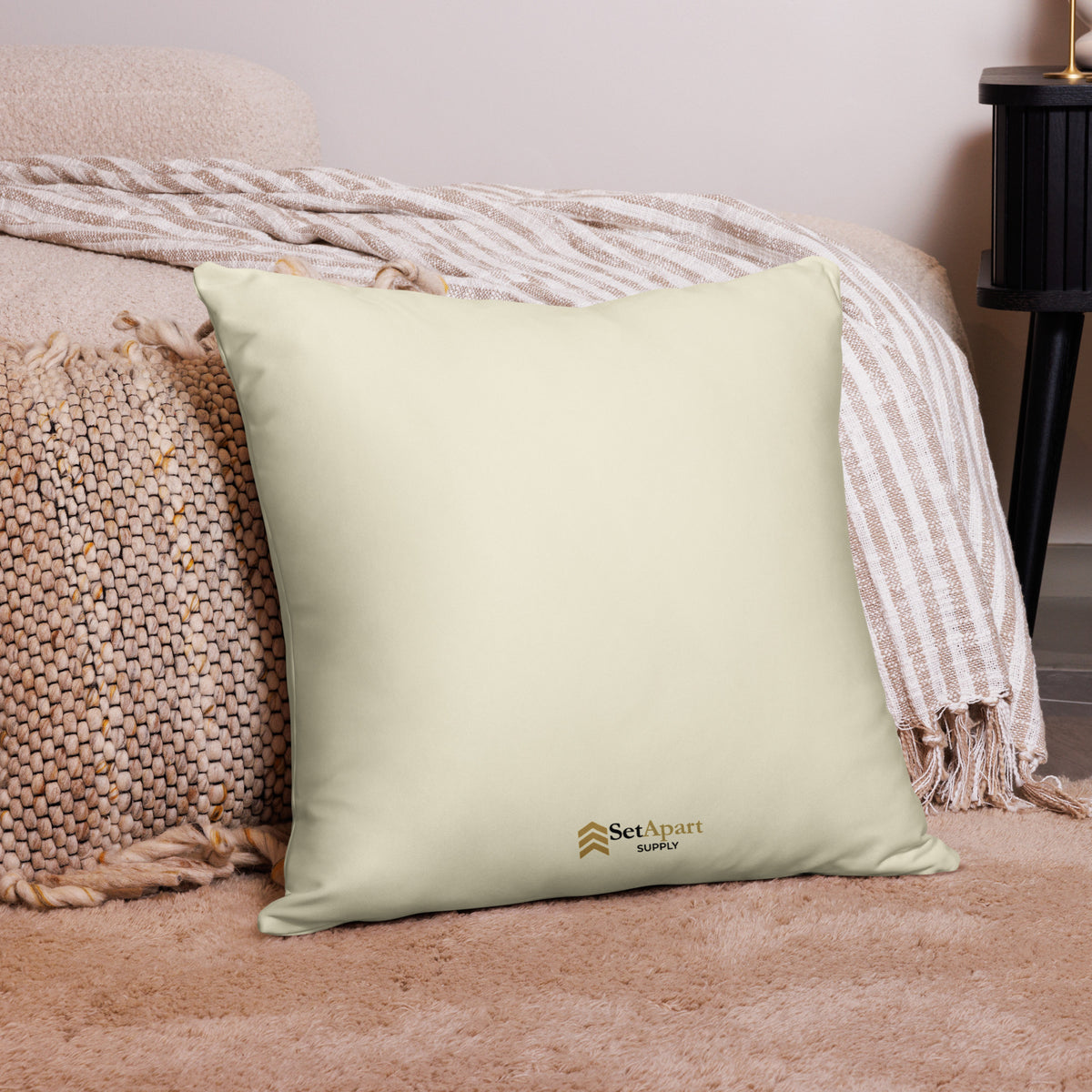 Marked & Chosen Basic Pillow - 22 x 22 - Back View