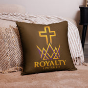 Royalty Basic Pillow - 22″×22″ - Front View