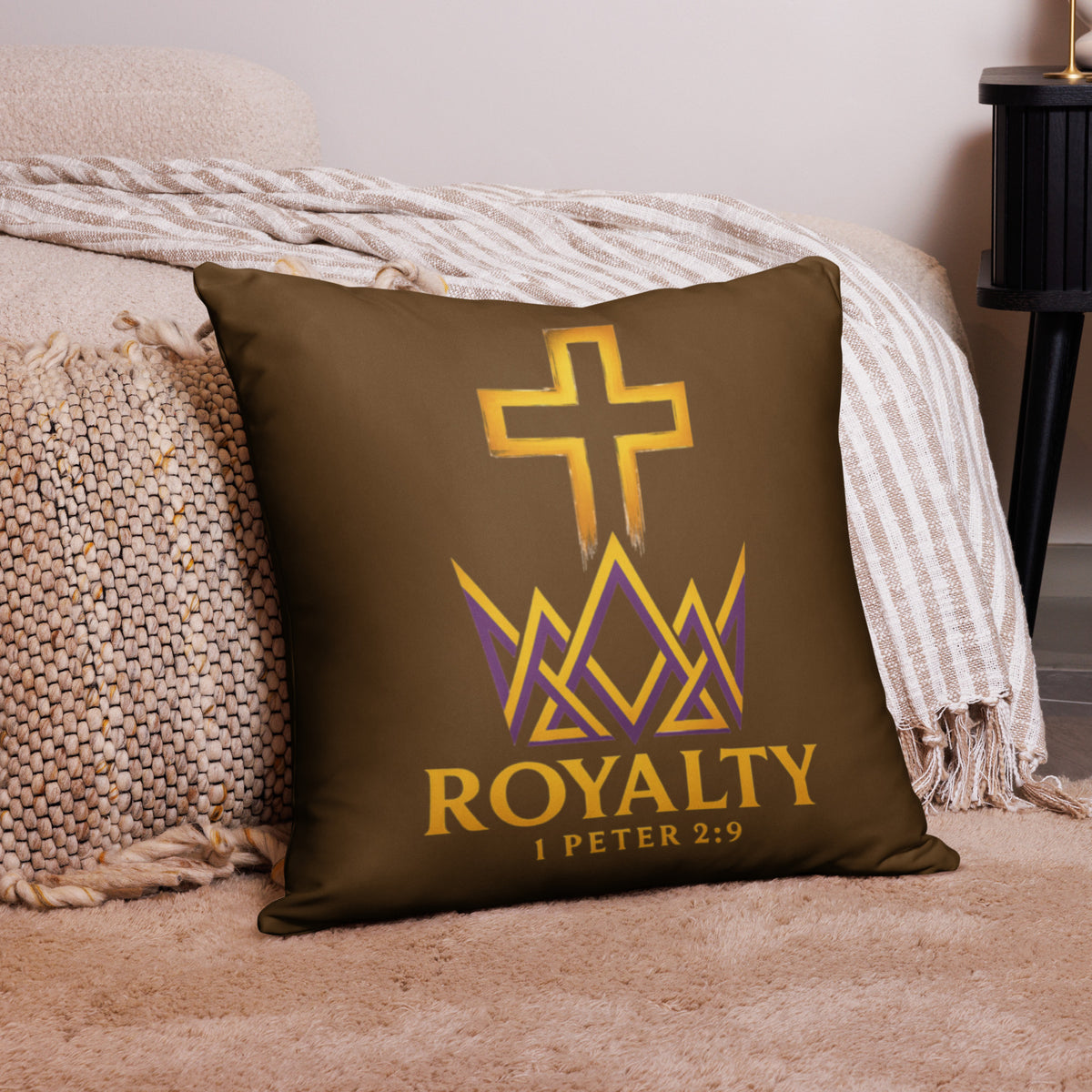 Royalty Basic Pillow - 22″×22″ - Front View