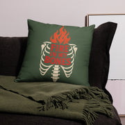 Fire in My Bones Basic Pillow - 22″×22″ - Front View