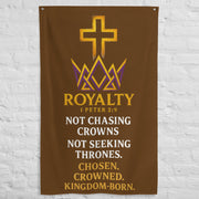 Royalty Flag - White - Front View