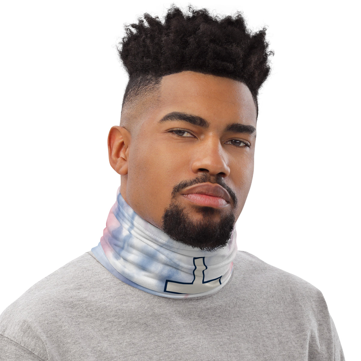 Heartland Neck Gaiter - White - Right Side View 3