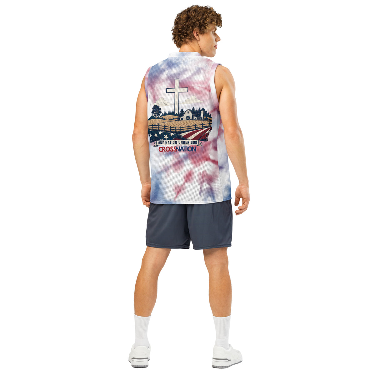 Heartland Basketball Jersey - White - Back View