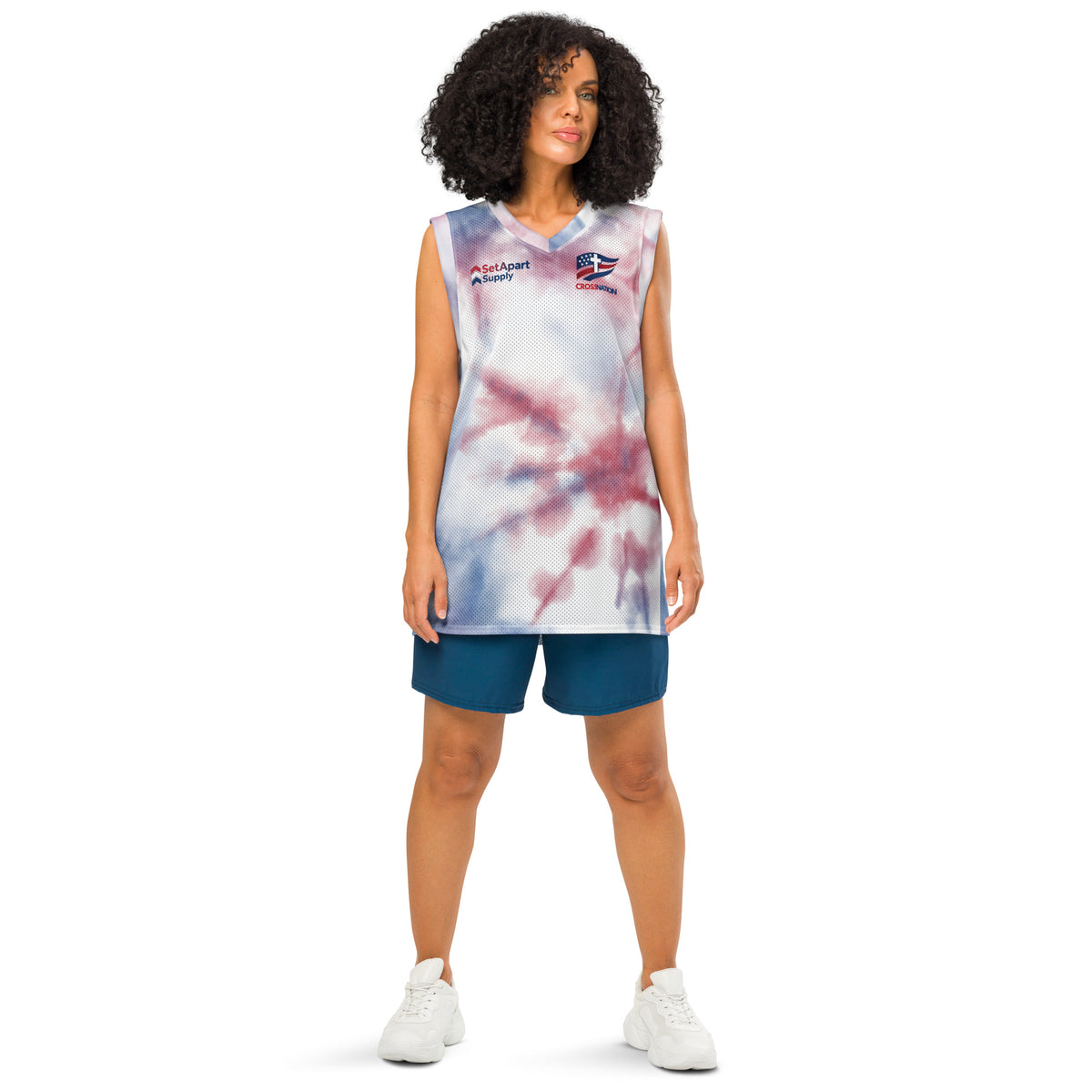 America 250th Basketball Jersey - White - Front View 4
