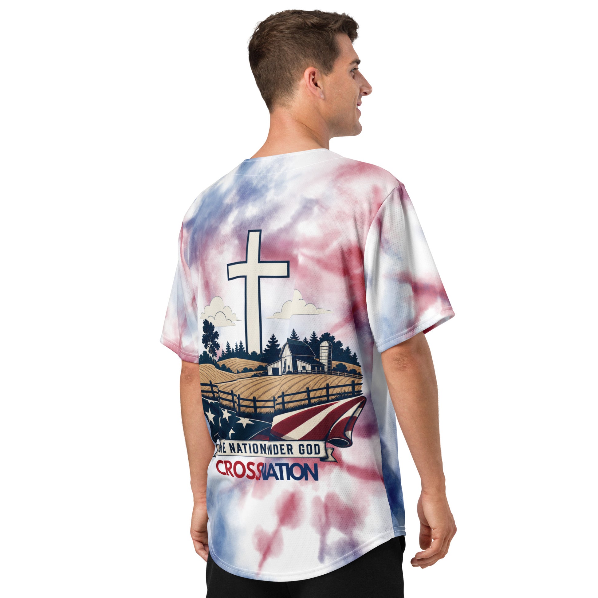 Heartland Baseball Jersey - White - Back View