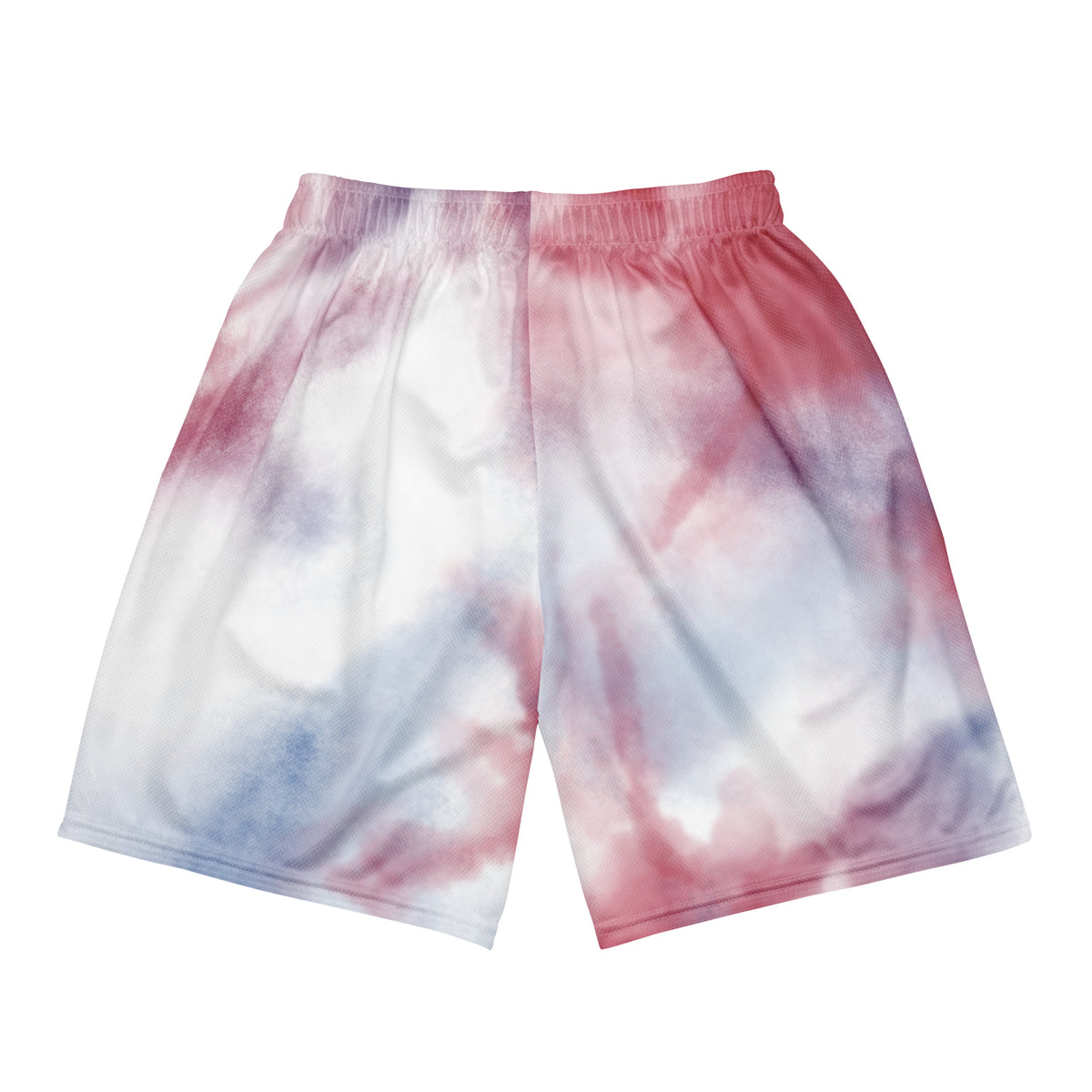 Men's CrossNation Mesh Shorts - White - Back View 2