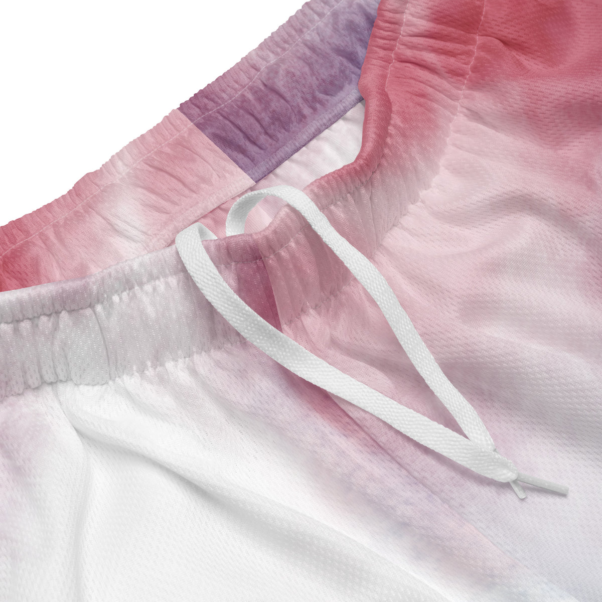 Men's CrossNation Mesh Shorts - White - Detail View