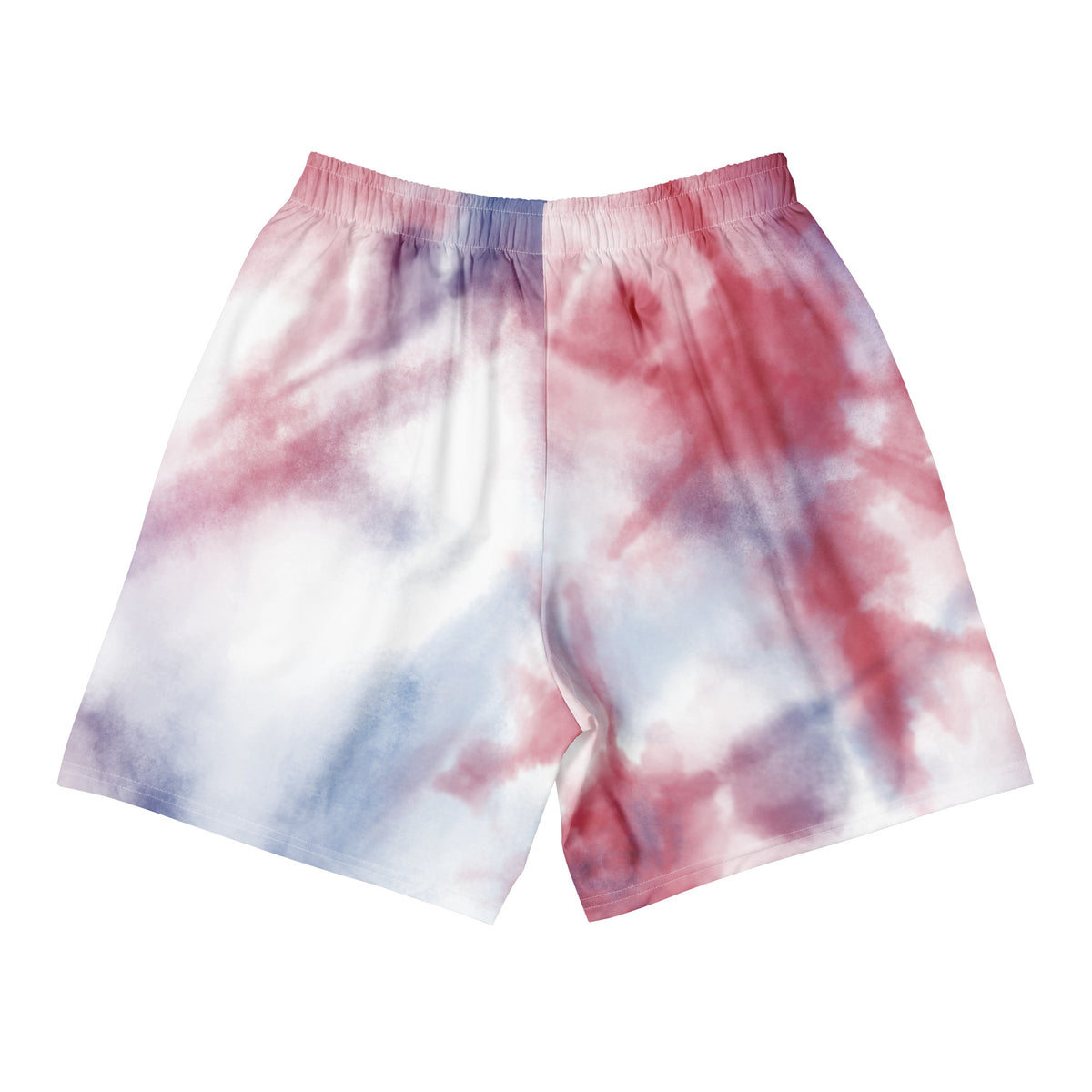 Men's CrossNation Athletic Shorts - White - Back View 2