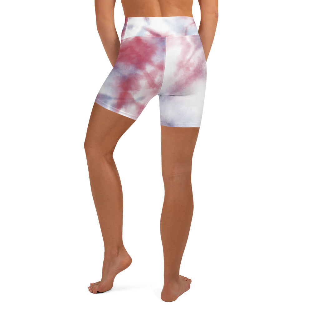 Women's CrossNation Stretch Shorts - White - Back View