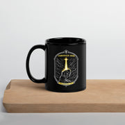 Through Him Women's Black Mug - Black - Left Side View