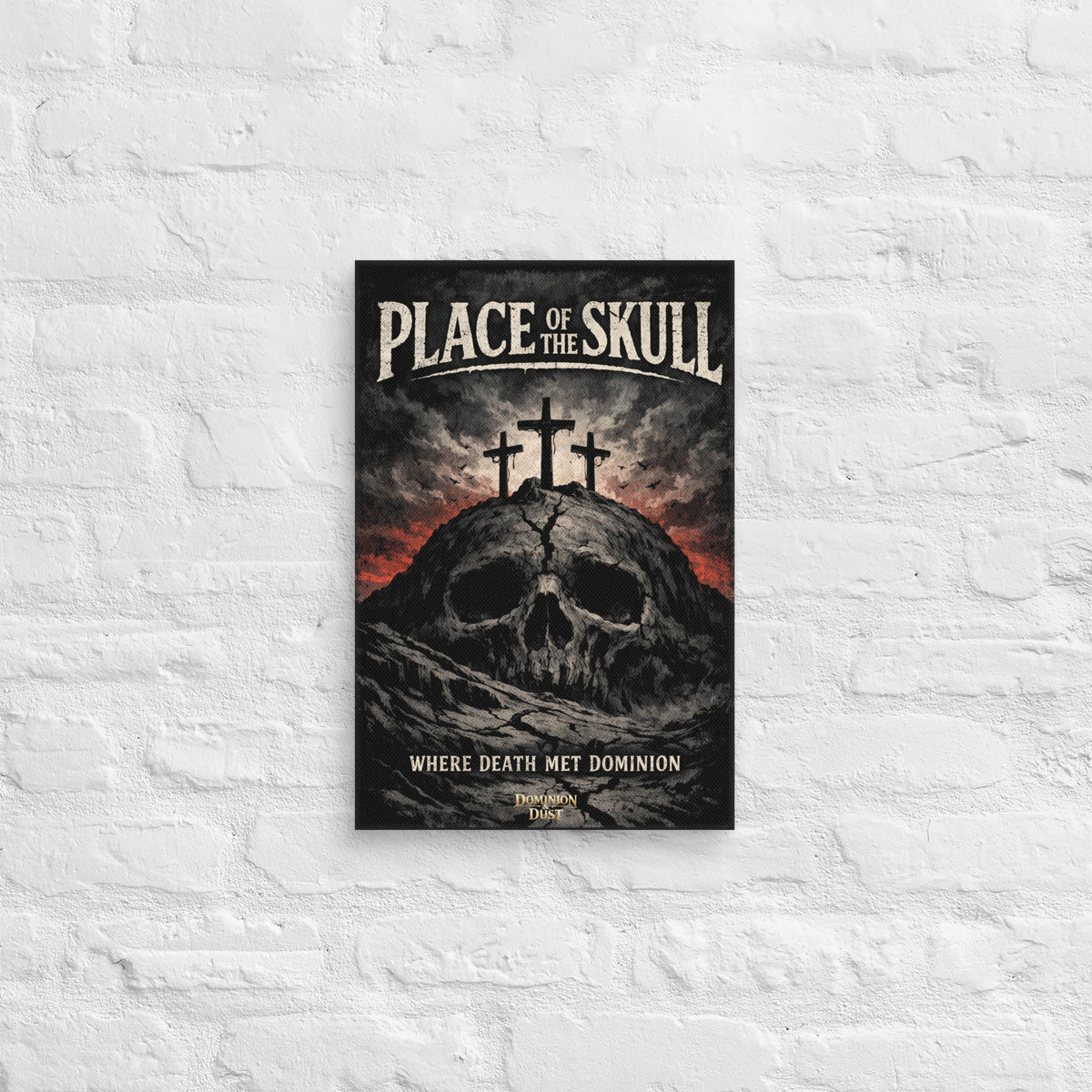 Place of the Skull Canvas - 12″×18″ - Front View