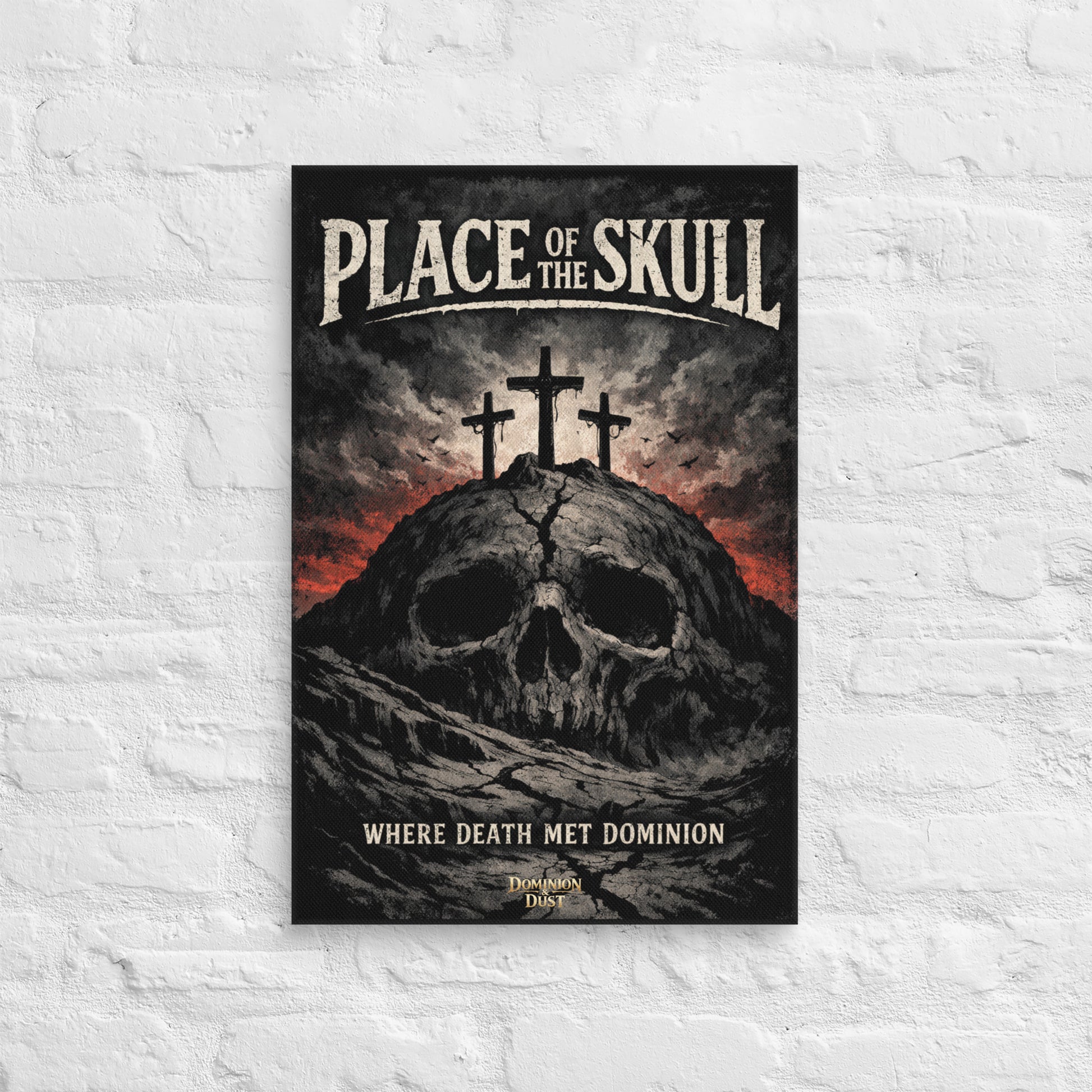 Place of the Skull Canvas - 16″×24″ - Front View