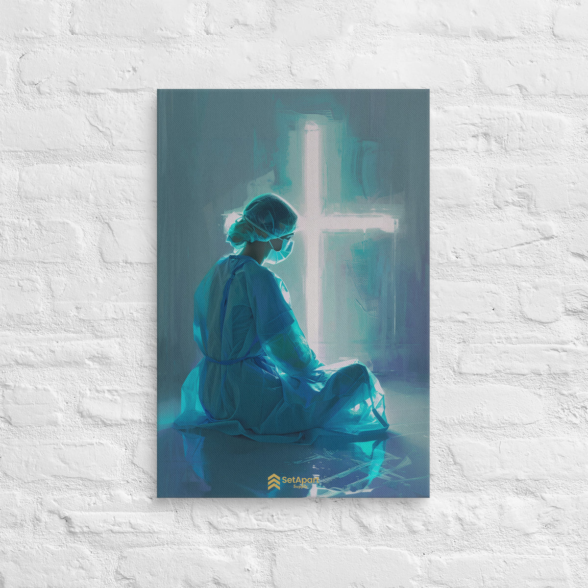 On Call to the Cross Canvas - 16″×24″ - Front View