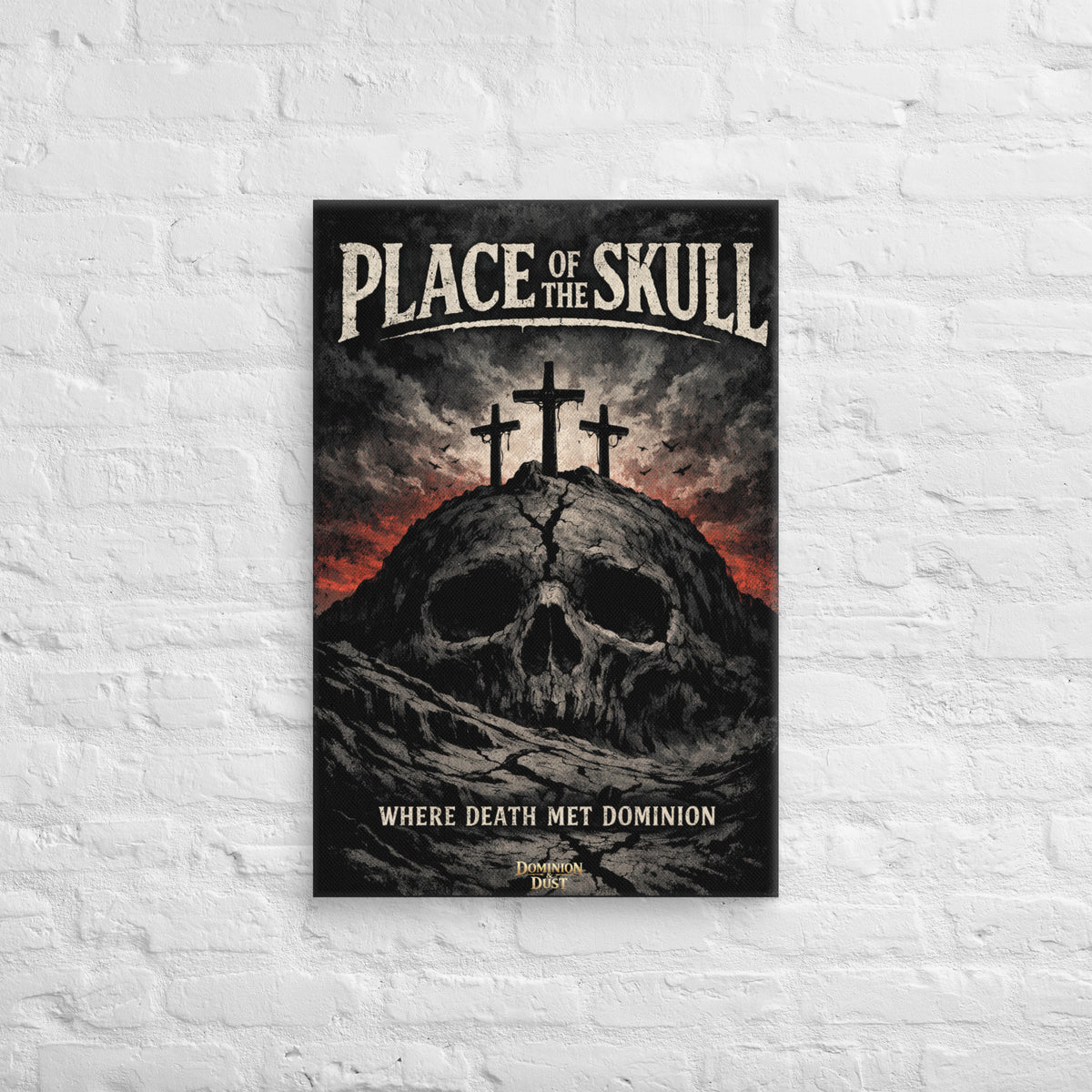 Place of the Skull Canvas - 20″×30″ - Front View