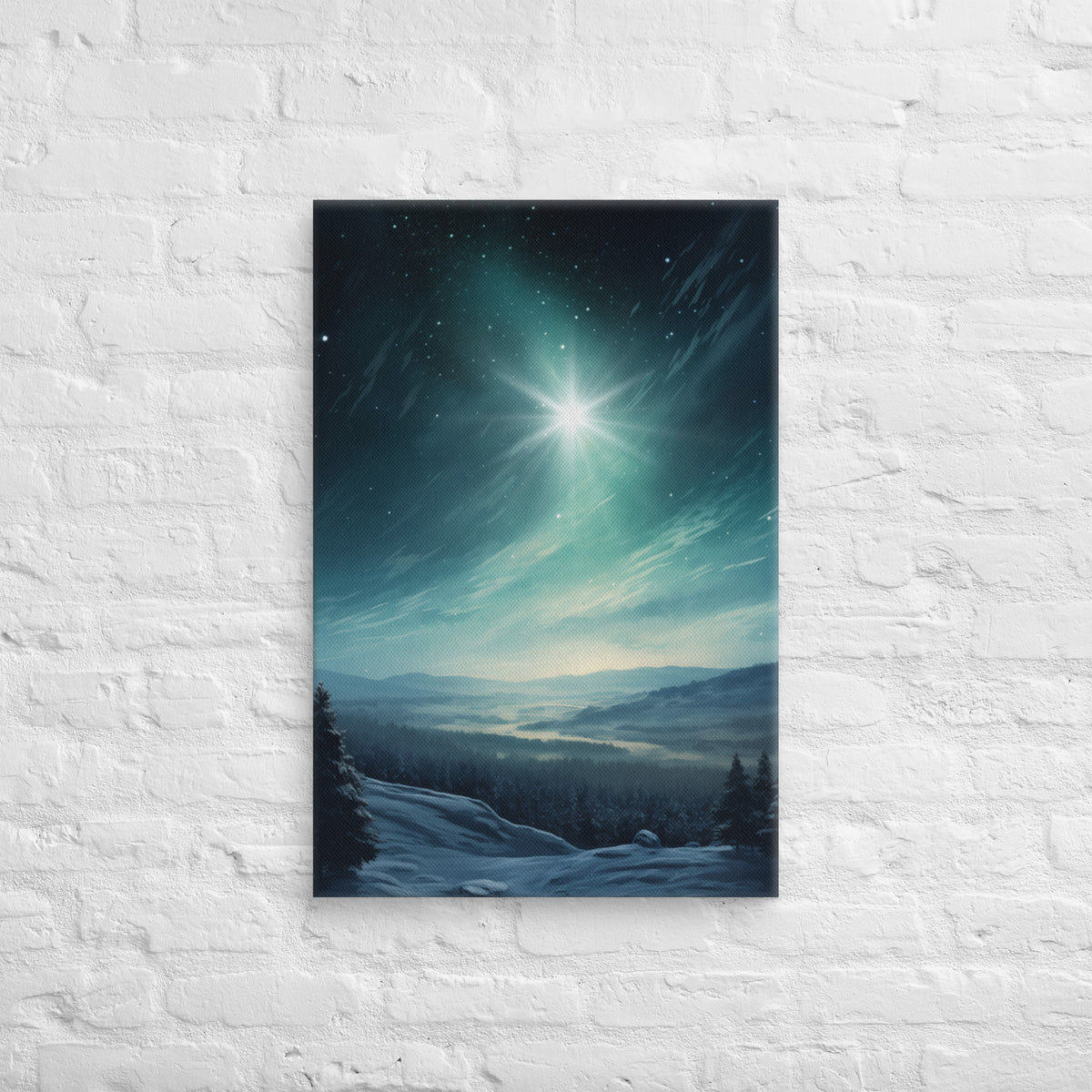 Northern Star Canvas - 20″×30″ - Front View