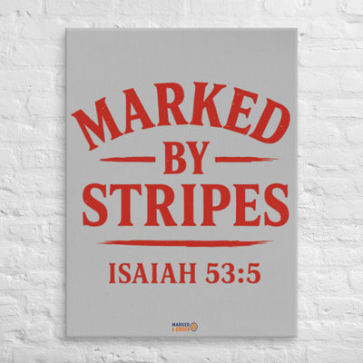 Marked by Stripes Canvas