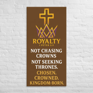 Royalty Canvas - 30″×60″ - Front View