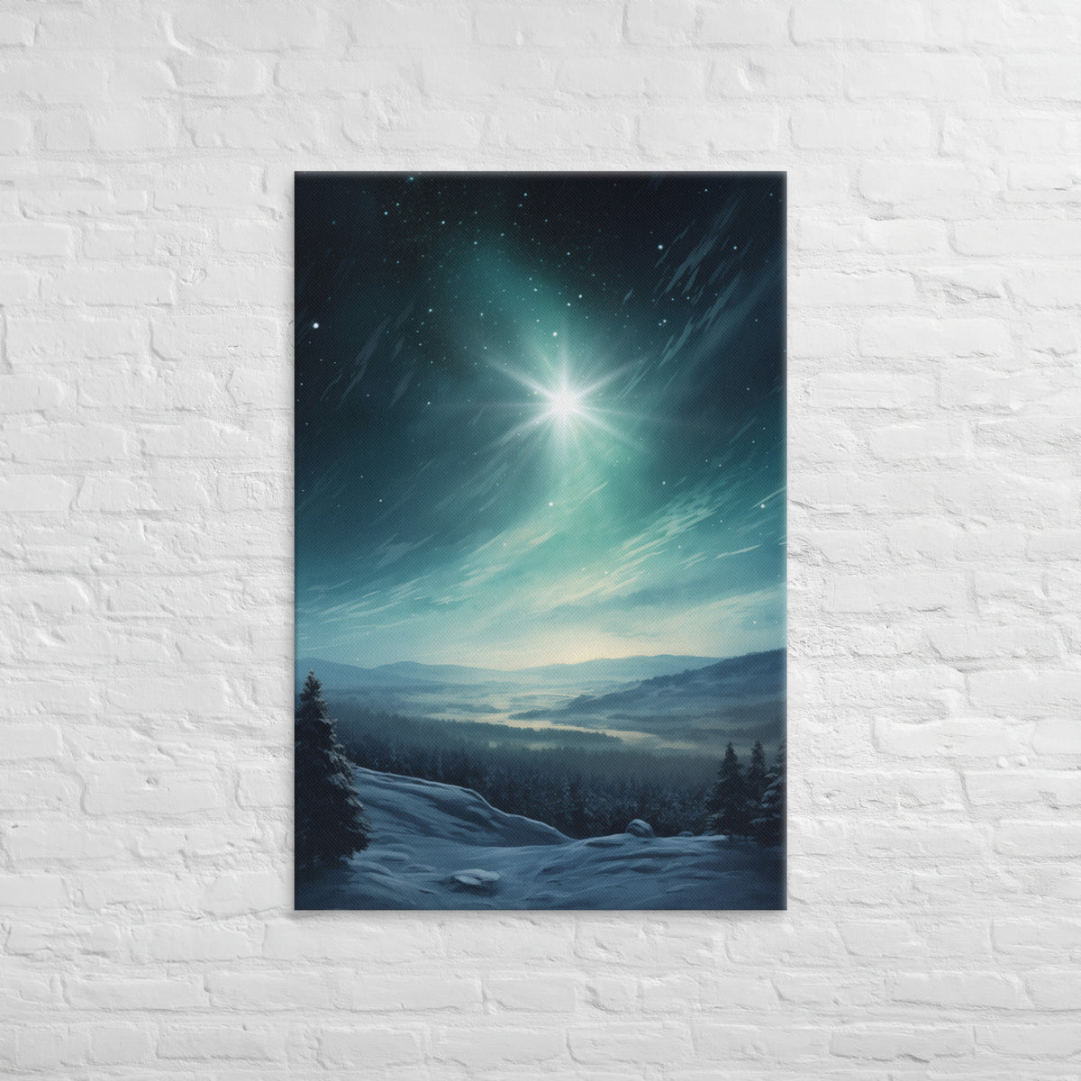 Northern Star Canvas - 32″×48″ - Front View