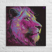 Lion of Judah Pink Canvas - 36″×36″ - Front View