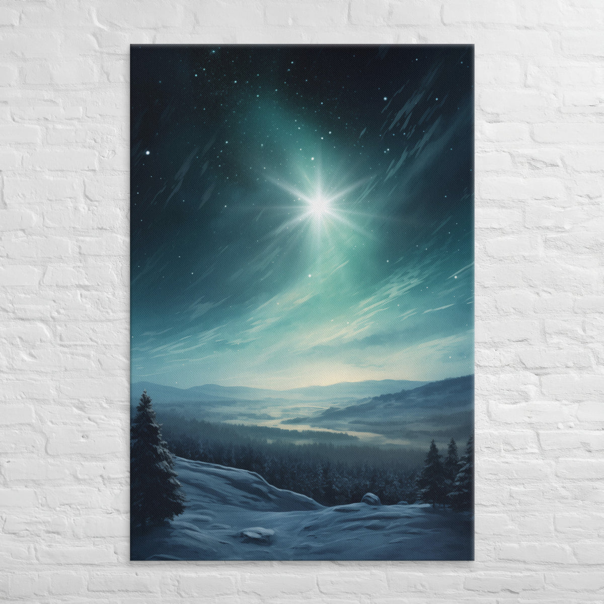 Northern Star Canvas - 40″×60″ - Front View
